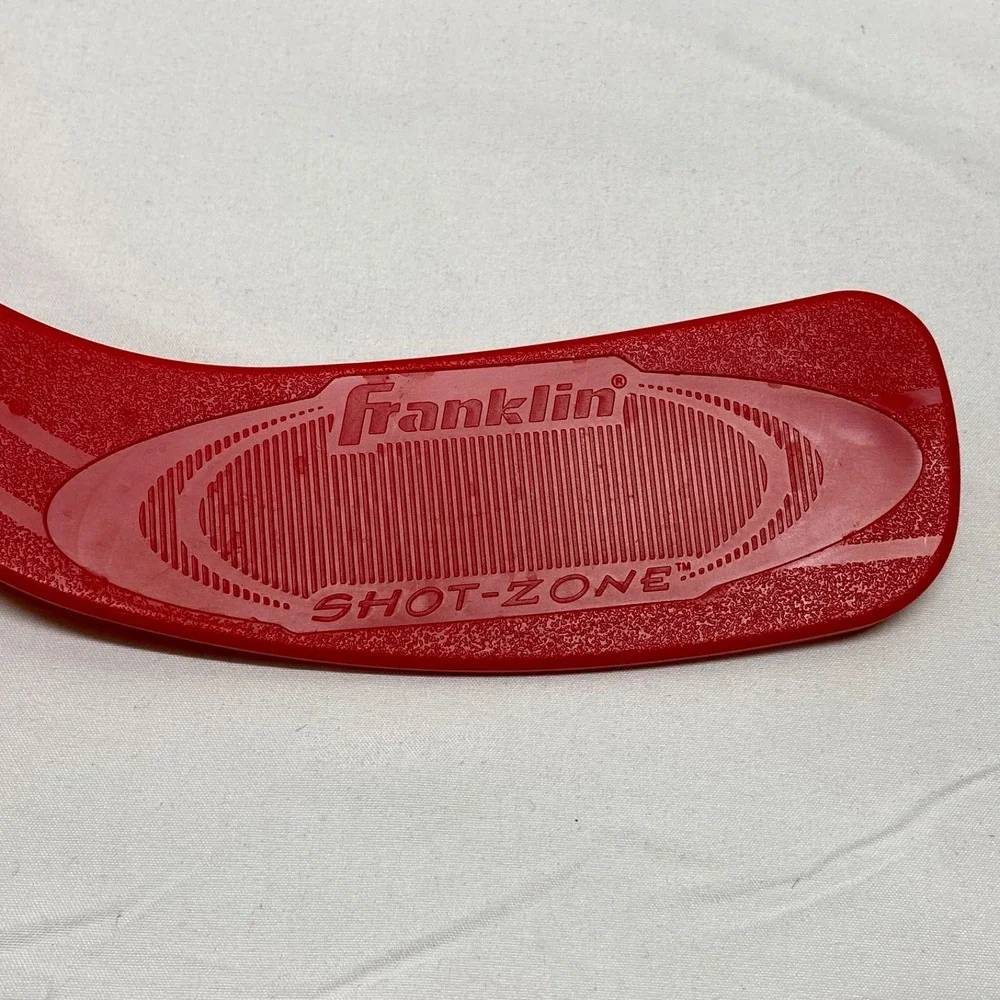 Franklin Sports NHL Left Hand Mini Hockey Stick Red LEFT Shot Zone Durable EUC